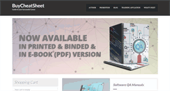 Desktop Screenshot of buycheatsheet.com