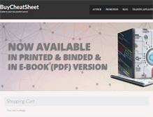 Tablet Screenshot of buycheatsheet.com
